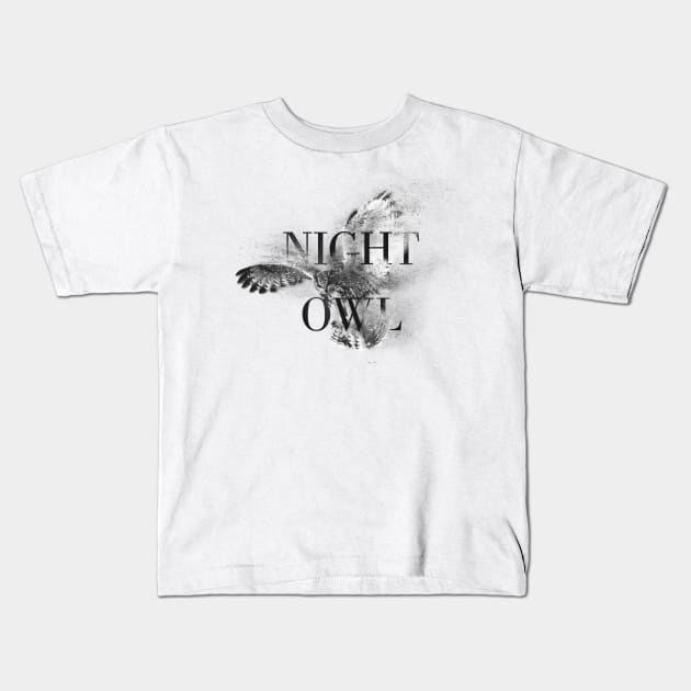 Night Owl Kids T-Shirt by MarinasingerDesigns